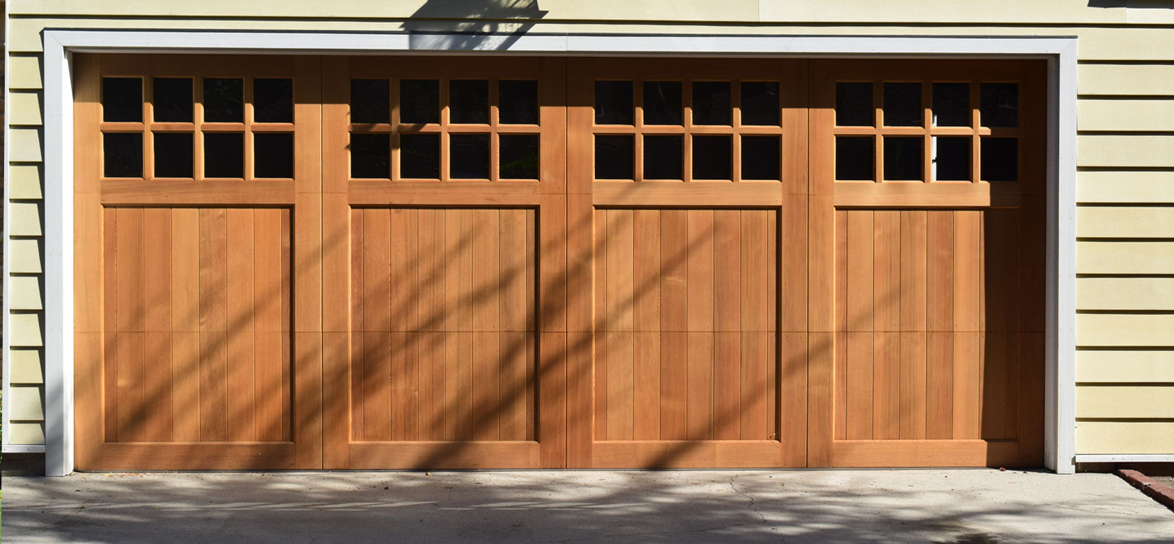 Full Custom Wood Garage Doors By Elegant Full Custom Wood Garage Doors By Elegant