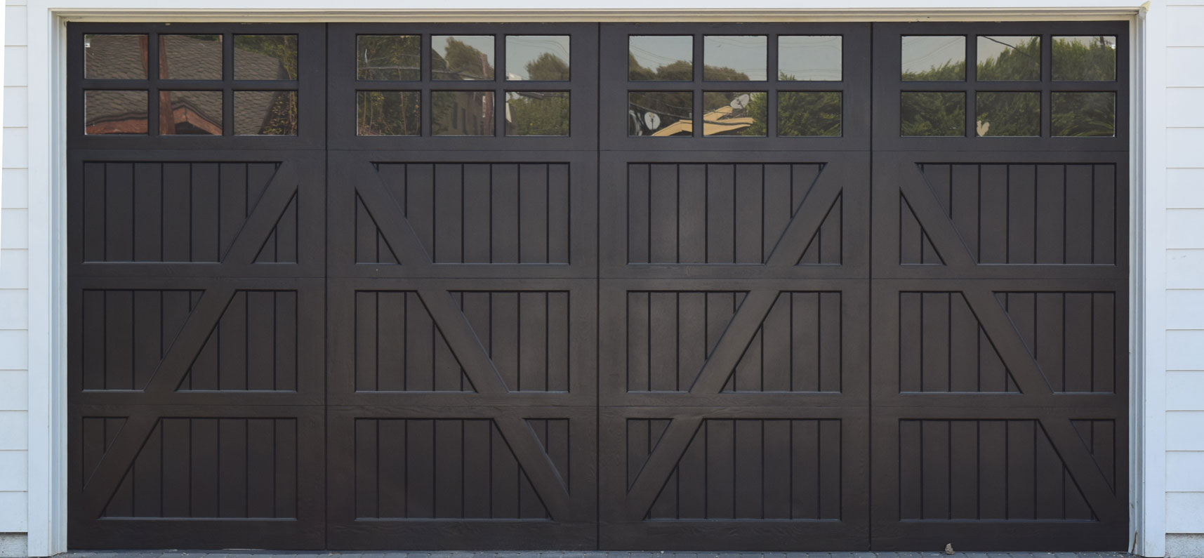 Semi-Custom Wood Garage Doors