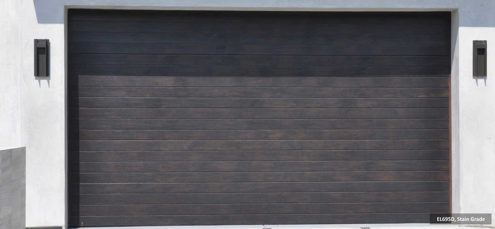 Contemporary Modern Wood Garage Doors